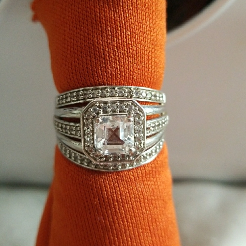 White Sapphire Ring